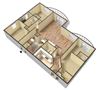 three bedroom apartment floor plan